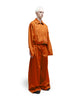 Reverse Baggy Chino Pants - Orange FUMITO GANRYU OFFICIAL STORE