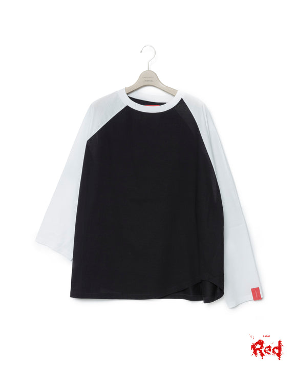 Graffiti Raglan Tee - Black X White FUMITO GANRYU OFFICIAL STORE