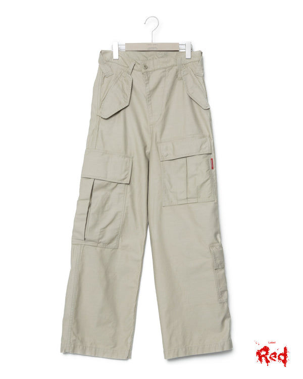 Graffiti Cargo Pants - Beige FUMITO GANRYU OFFICIAL STORE