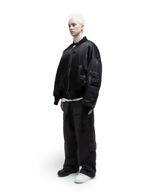 Graffiti Cargo Pants - Black FUMITO GANRYU OFFICIAL STORE