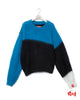 Graffiti Mohair Knit - Dark Turquoise X Black FUMITO GANRYU OFFICIAL STORE