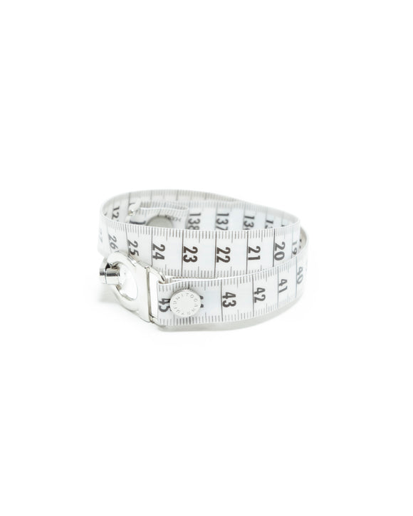 Tape Measure Bracelet - White FUMITO GANRYU OFFICIAL STORE