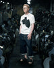 Graffiti Pocket Ringer T-Shirt - Wh x Black FUMITO GANRYU OFFICIAL STORE